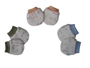 Baby mittens - Breathable cotton infant mittens