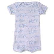 Short Sleeve Baby Bomper - Newborn Bomper